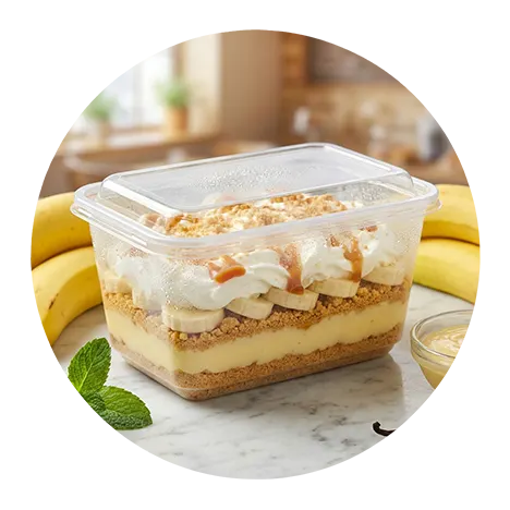 Banana Caustard dessert